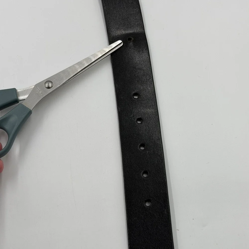 Carhartt Men A92 BLK Black Top Grain English Bridle Leather Belt Made in USA 42